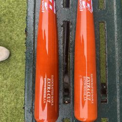 2 Marucci custom 33’ Wood Bats Maple