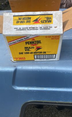 New Case Of 12 10w-40 Pennzoil