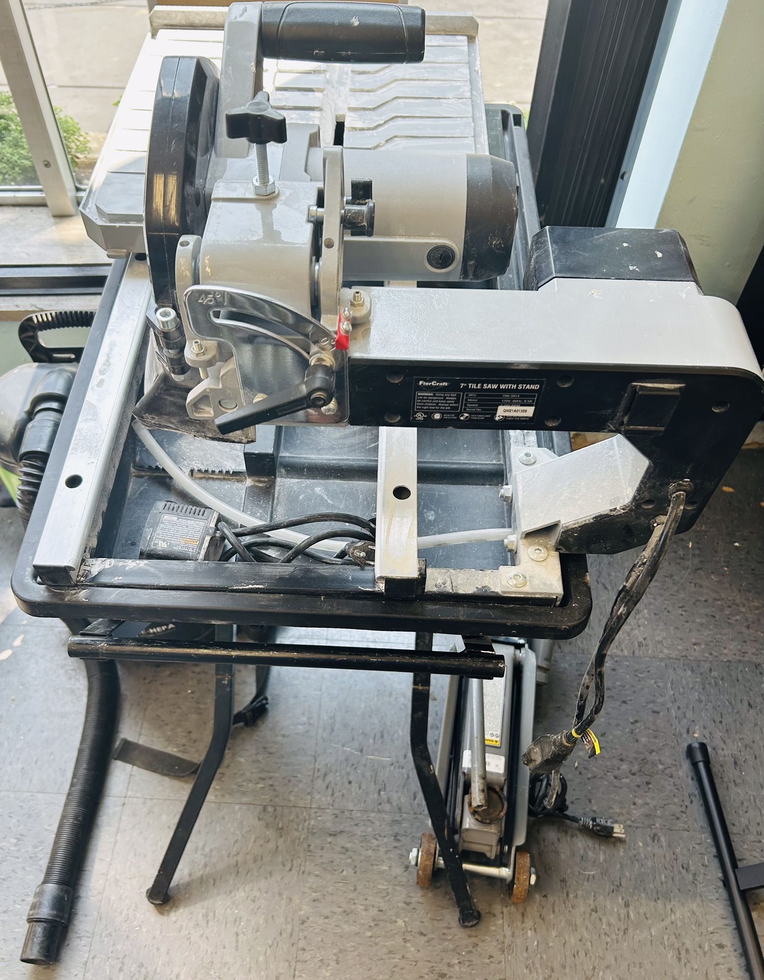 Florcraft 7” Wet Tile Saw
