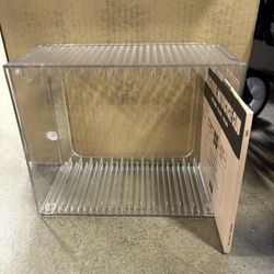 Vintage acrylic stand dvd storage