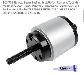 S-24736 Narrow Beam Bushing Installation Removal Tool Kit
