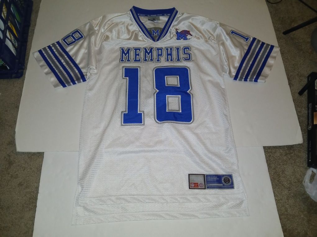 University of Memphis Football Jersey Medium Colosseum Jersey