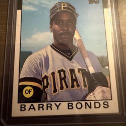 1986 TOPPS TRADED 11T BARRY BONDS RC