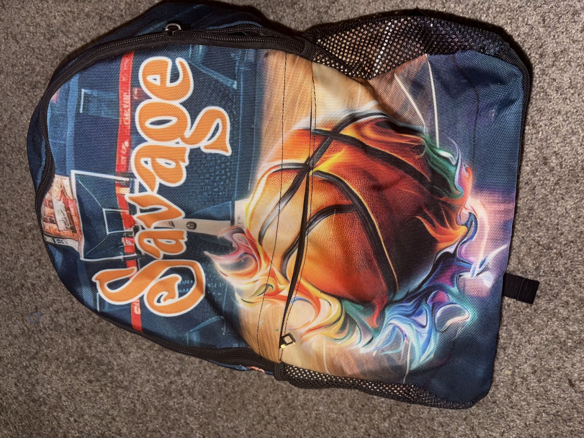 “Savage” Basketball themed School Kid Bookbag (Boy)