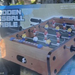 Wooden Foosball Table