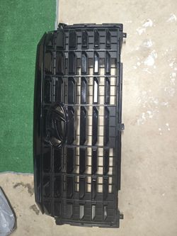 2023-2025 hyundai palisade black front grill OEM