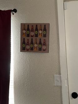 Craft Beer Bottle Wall Art Print