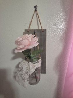 Hanging mason jars