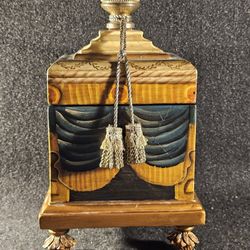 Antique/Vintage Solid Wood French Treasure/ Trinket/ Jewelry Box. Rare Hard To Find Treasure!