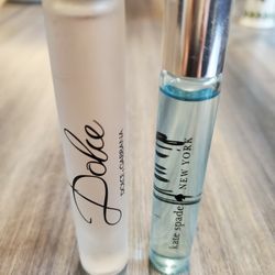 Lot Of 2 Perfume ROLLERBALL Kate Spade & Doce&Gabbana