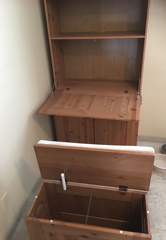 Desk with bench with filing cabinet for Sale in Desert Hot ...