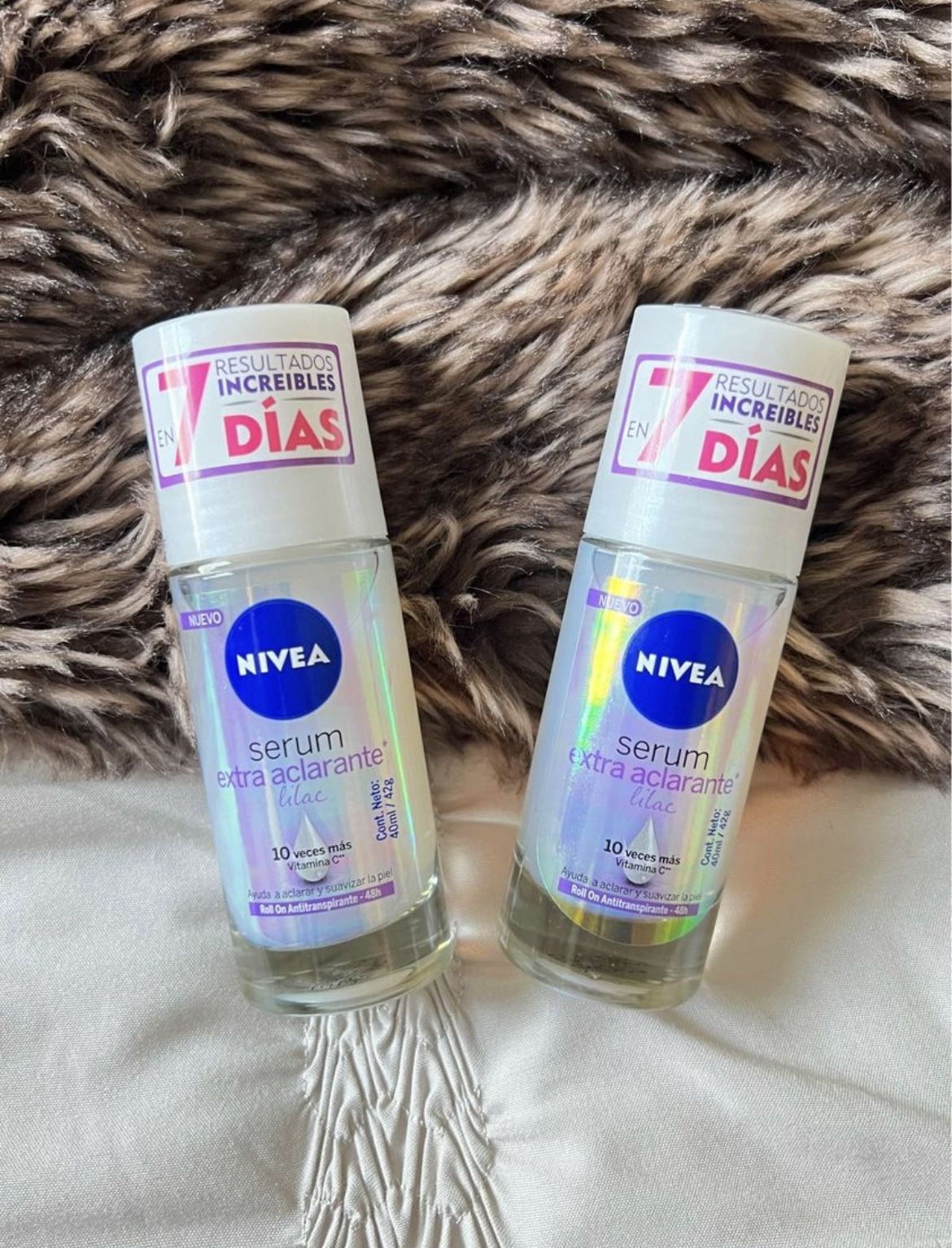 2 New Nivea Serum Extra Aclarante Desodorante/ Lightening Deodorant
