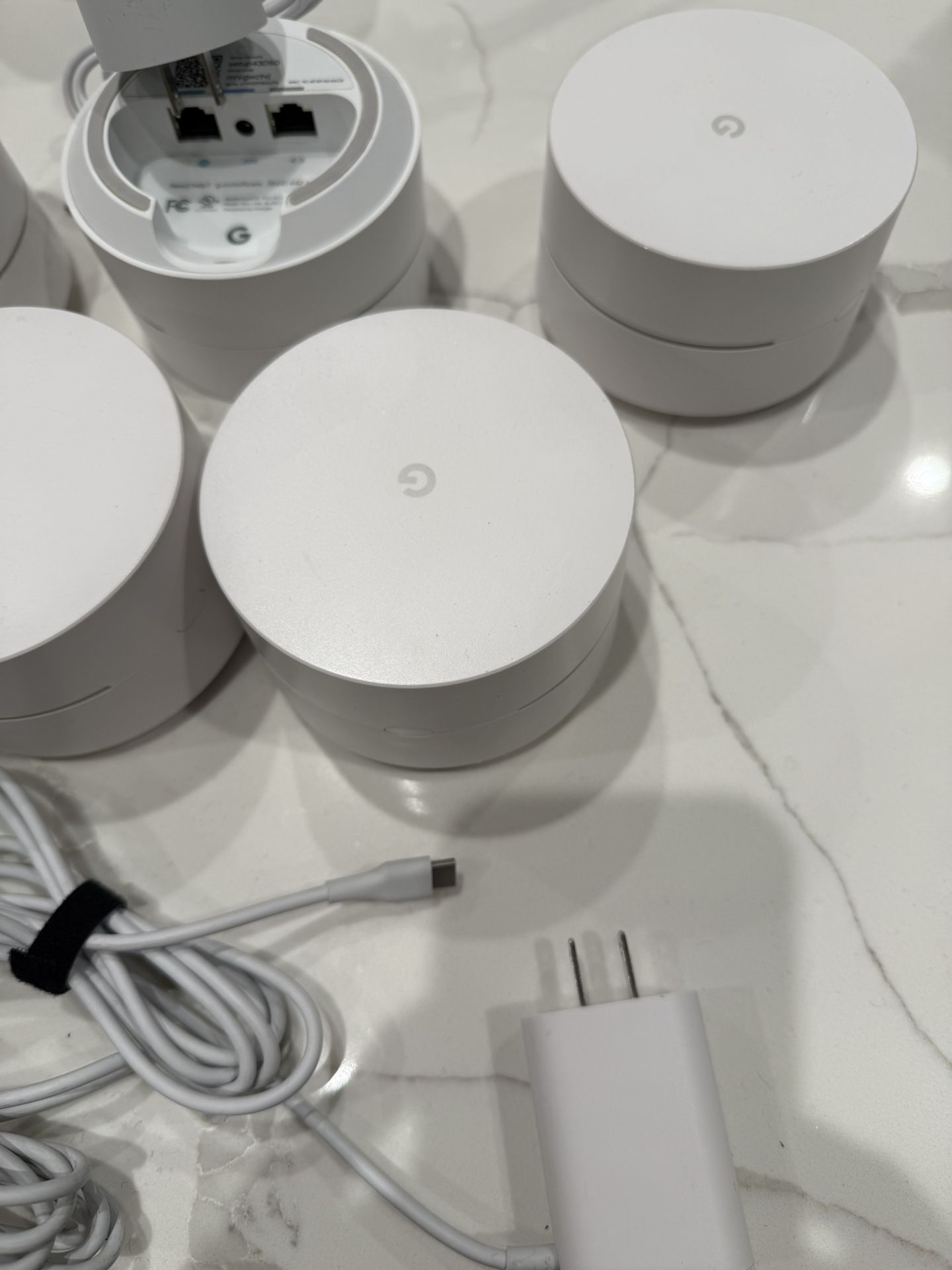 Google WiFi Router W/Mesh - Total 5 Routers - All With Individual Ethernet ports