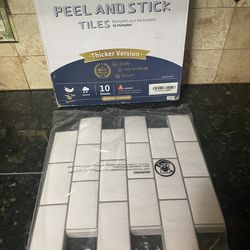 Peel and stick tiles