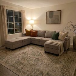 Brand New 7-Seat Sectional w/ Storage Ottomans - Retail $1,599, Now $999