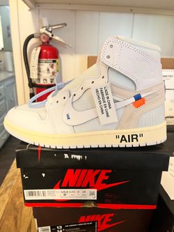 Nike Jordan 1 High Off White Alaska VAA Size 8.5