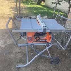 Ridget 10” Table Saw With Stand