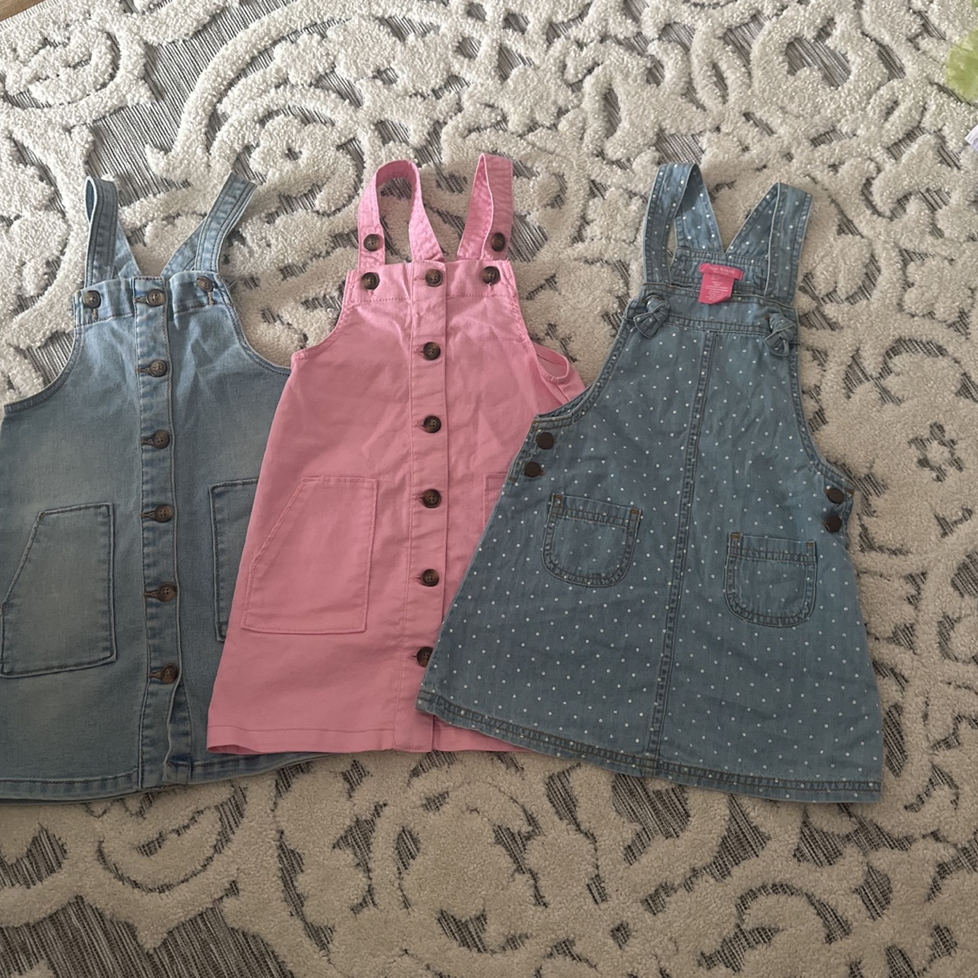 Little Girls Overall Dresses 