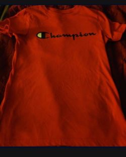 Youth Champion Logo Graphic T-Shirt Red