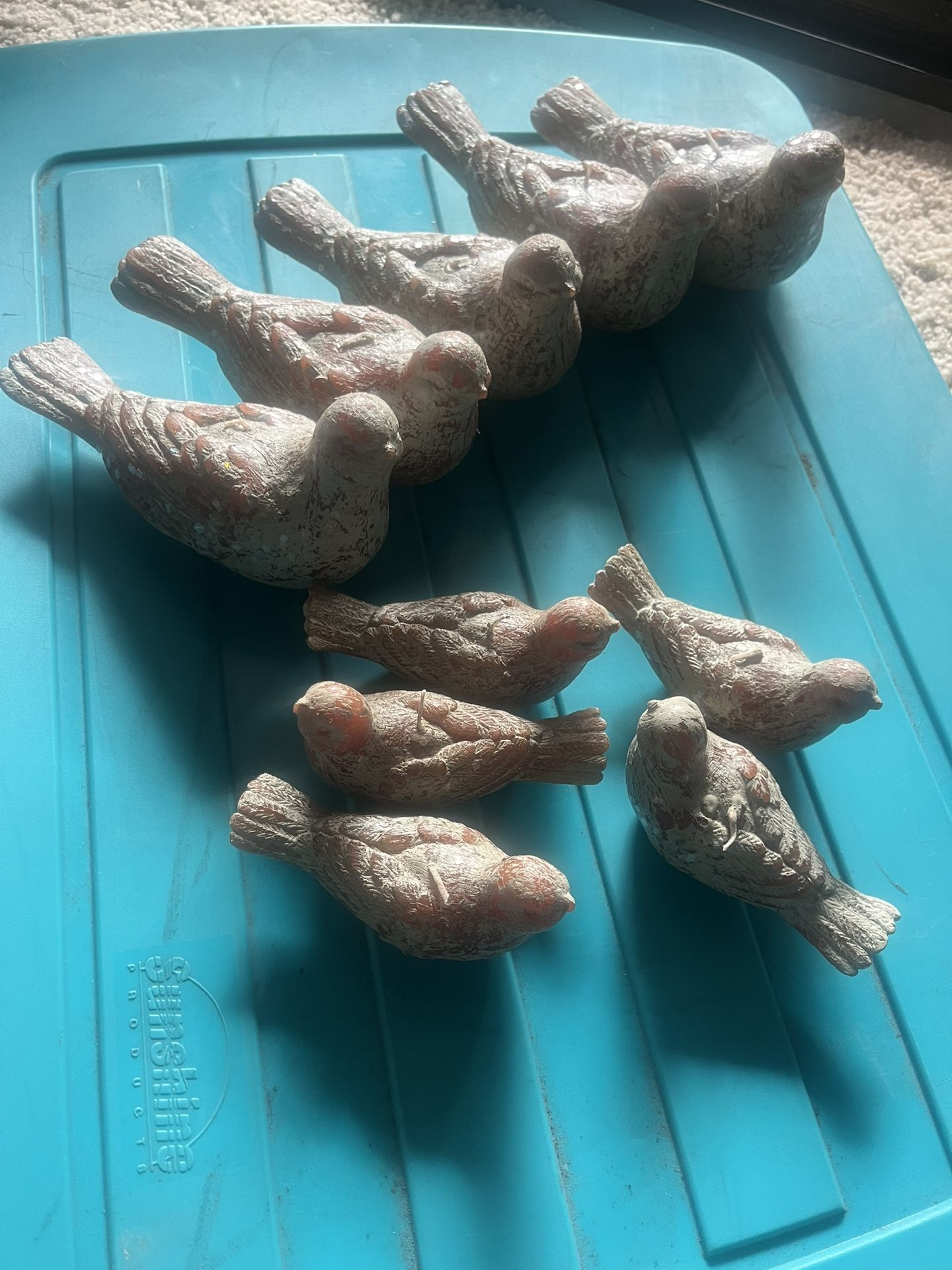 Set Of Dove Bird Candles