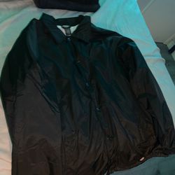 Dickies Black Windbreaker Jacket