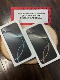 ✨ Only $5 DOWN to Get Started at The Phone Guys! Own the Unlocked iPhone 16 Pro Max Today