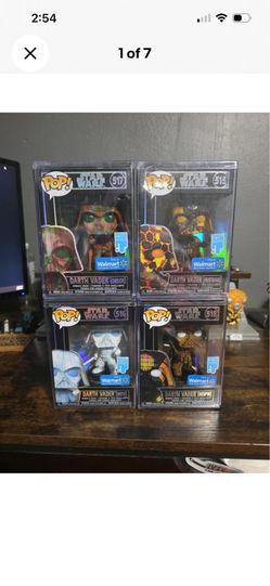 Funko pop art series Darth Vader set of 4 Walmart exclusive.
