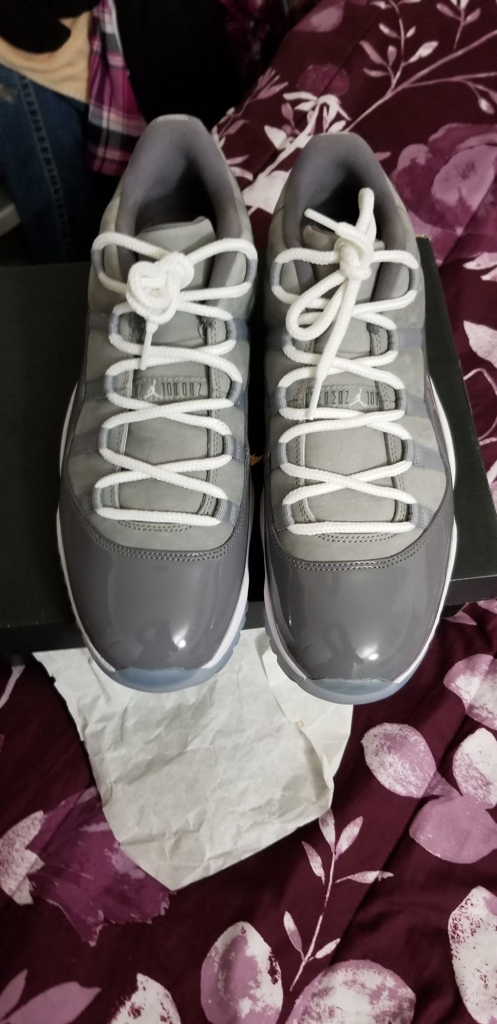 Jordan 11 cool grey size 13 brand new