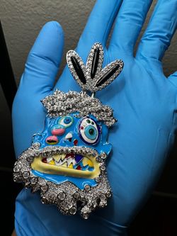 VVS Moissanite (monster face) pendant