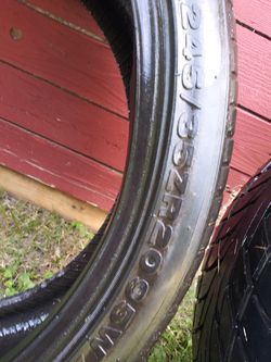 Nice low profile tires