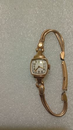 Vintage Lady Hamilton Cocktail Watch. 10k Gold Filled