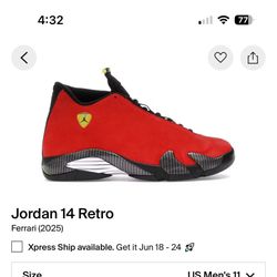 Jordan 14 Retro Size 11