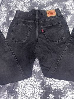 Washed Black Levi Jeans Size 29 X 31