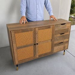 New In Box Sideboard Buffet Wine Cabinet Kitchen Furniture With Drawer Storage Cabinet Adjustable Shelves