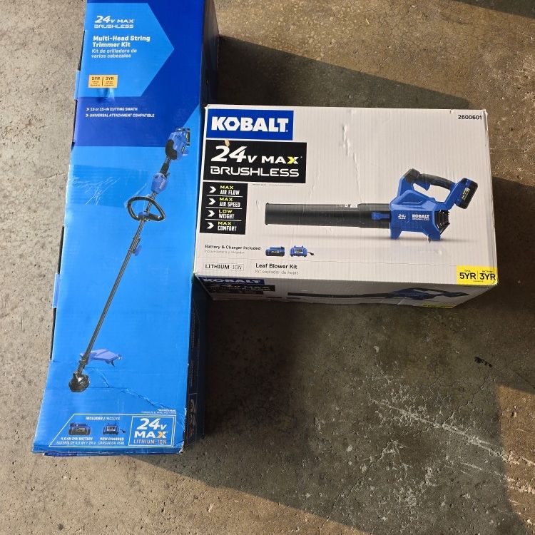 Kobalt 24v weed eater blower combo cheap