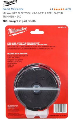 MILWAUKEE ELEC TOOL 49-16-2714 REPL EASYLD TRIMMER HEAD