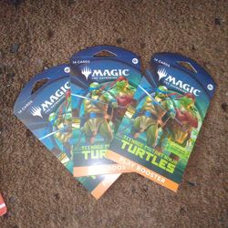 3 magic teenage mutant ninja turtles play boosters