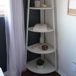Corner 5-Shelf Bookshelf