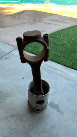 Piston and rod
