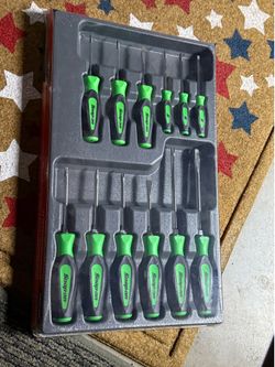 Snap-on Screwdriver Set Green Handles