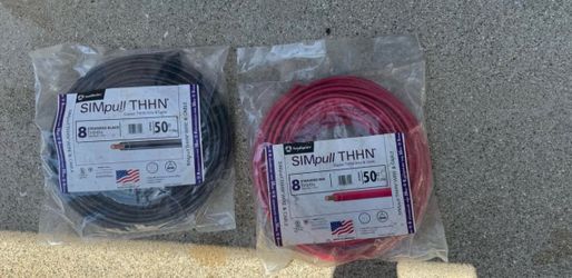 Southwire SIMpull 50-ft 8-AWG Red Stranded Copper THHN wire