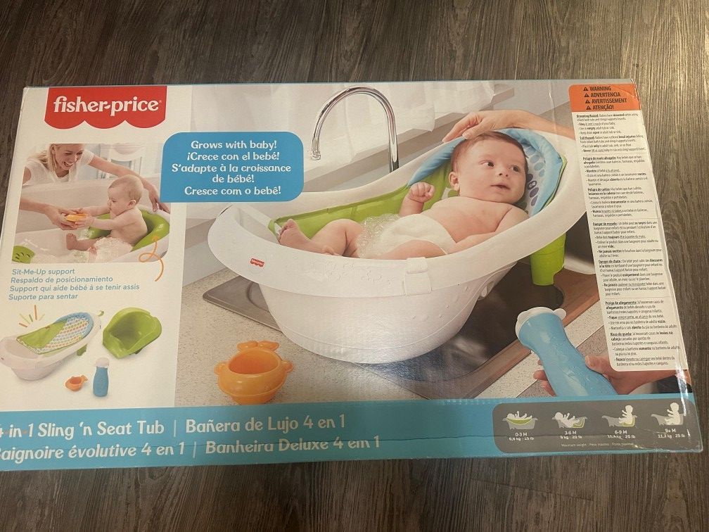 Fisher Price 4 in 1 sling n seat tub