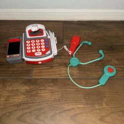 Pretend play register & stethoscope