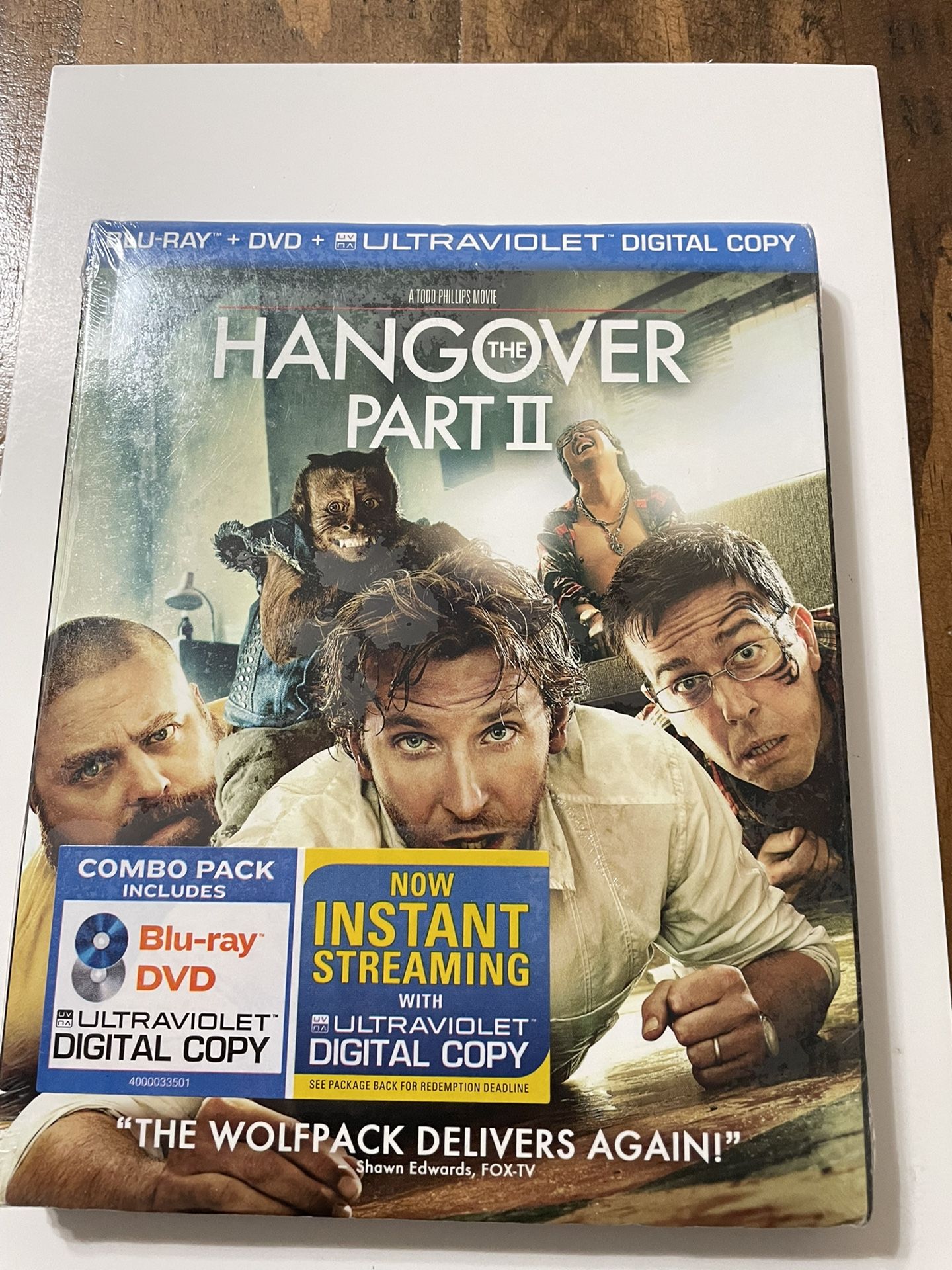 New & Sealed The Hangover Part II Movie Bully-Ray+DVD+ Ultraviolet Digital Copy