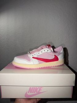 Travis Scott x Air Jordan 1 Retro Low OG PS 'Sail Tropical Pink'
