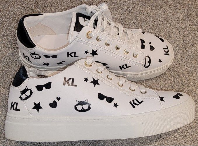 Karl Lagerfeld Cate Choupette Print Cats Sunglasses Stars Hearts Shoes WMN