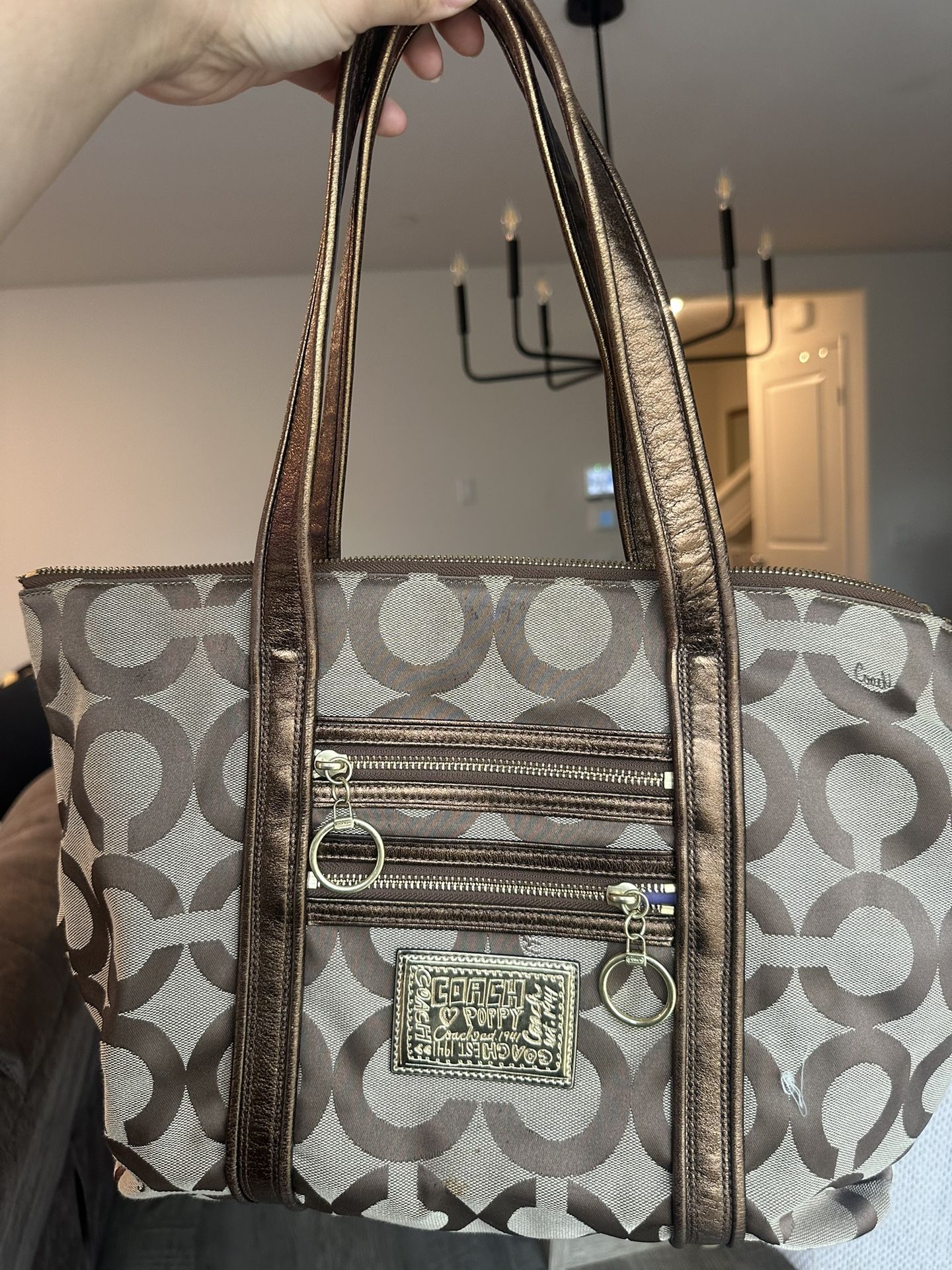 Vintage Coach Tote Bag