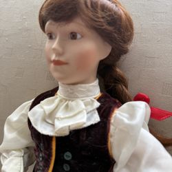 Scottish porcelain doll