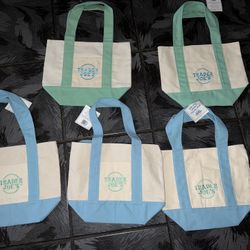 trader joes pastel totes