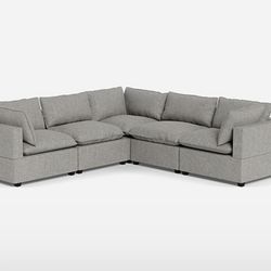 Light Gray Cloud Sectional Couch